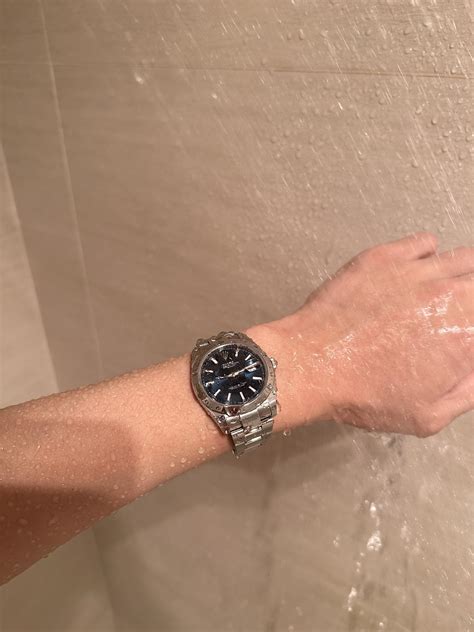 showering in a rolex submariner|Watch care and service .